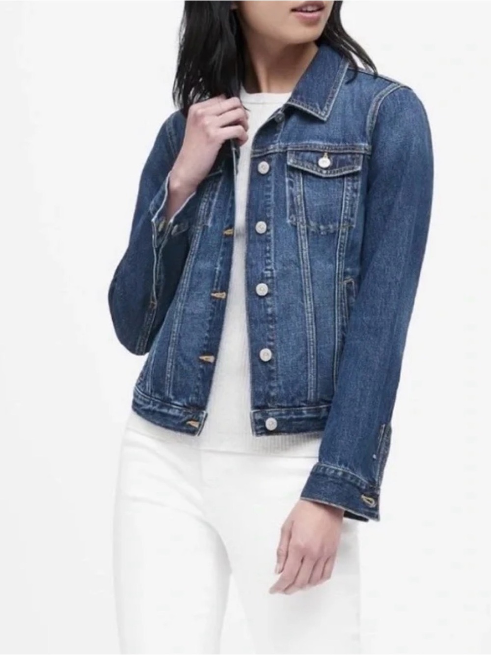 Banana Republic Classic Blue Denim Jacket